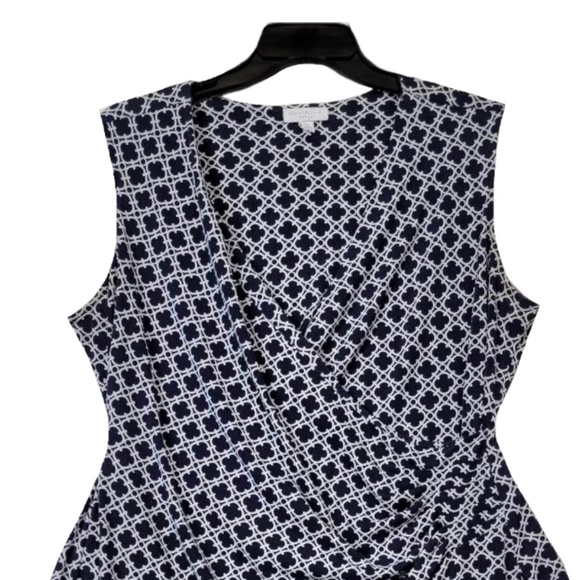 Charter Club Dress Size 2X Women Sleeveless Sheath Pleated - Picture 3 of 9